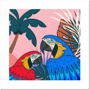 MACAW PARADISE Posters and Art